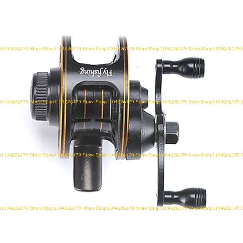 A1A2 Light Weight Fly Fishing Reels Sound Hand Reels Metal Fishing Hand Wheel Driving Cart Reels Wheel Fishing Accessories