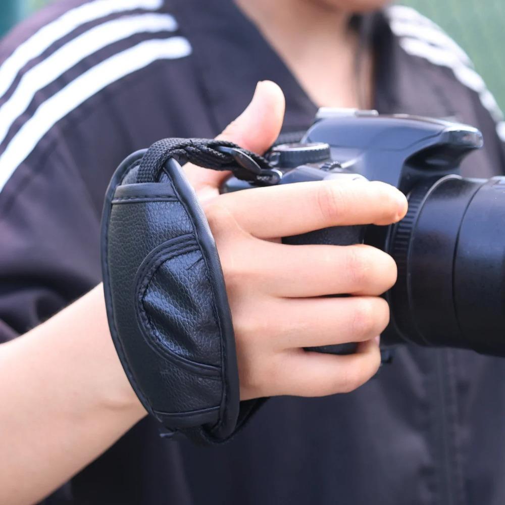 1/2 Stück SLR-Kamera-Handgelenkband Anti-Sturz Leder-Handgriff für Canon Nikon Sony Pentax Digitalkameras Riemen Aufhängeschnur Clip
