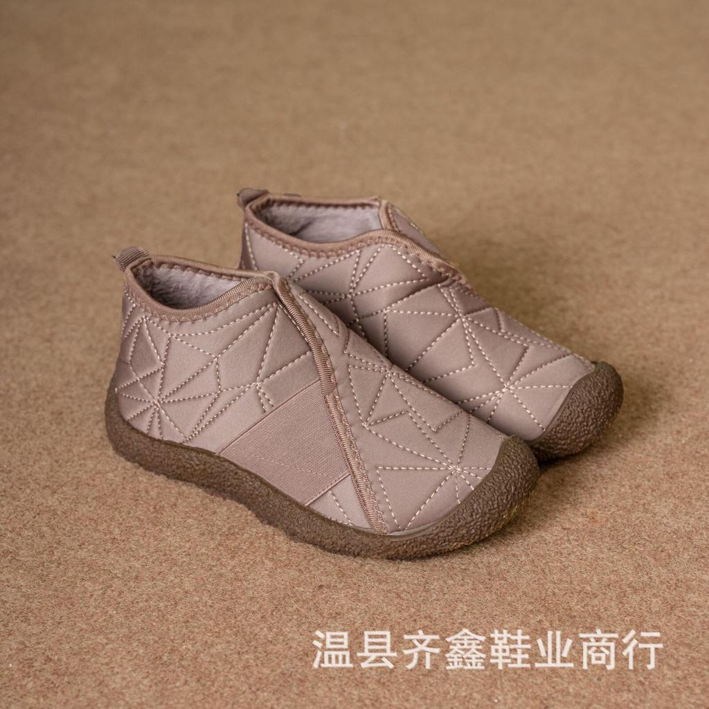 Winter New High-top Cotton Shoes, Piled and Thickened Soft-soled Non-slip Shoes, Light Casual Snow Boots