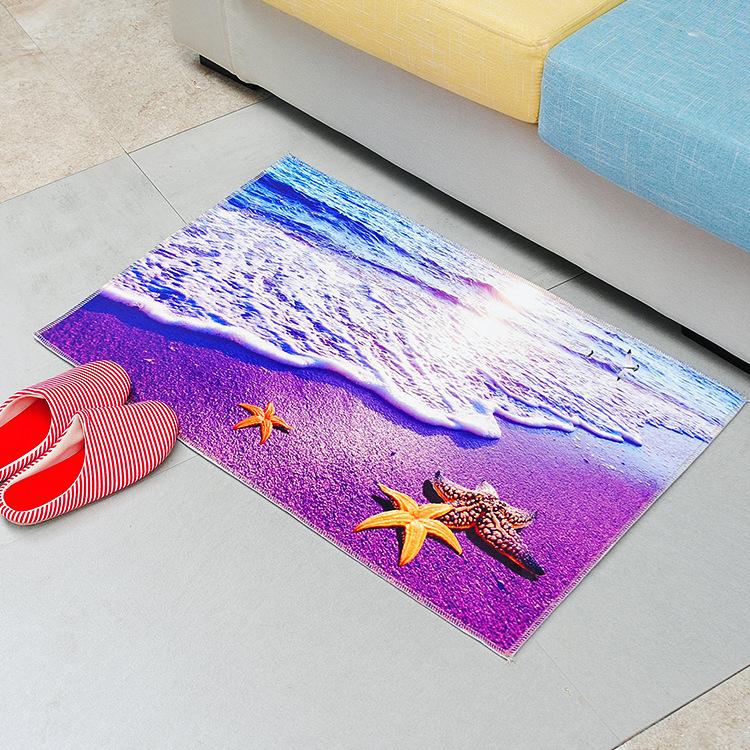 Home Cartoon Door Mat 3D Carpet 3D Print Carpet Home Bathroom Anti Slip Floor Mat Door Mat