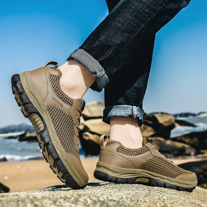 Neue Netz-Extra-Groß-Größe Leichte Laufschuhe Bergsteigersneaker