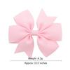 2/4/10 piezas 3'' Lazos de Cinta Sólida Pinzas para el Cabello para Bebés Niñas Lazos Hechos a Mano Pasadores Pasadores Accesorios para el Cabello para Niños