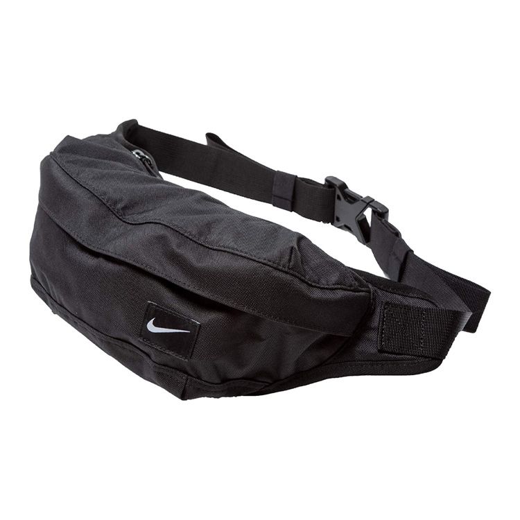 

Nike Simple Fashion Basic Logo Tag Polyester Shoulder Crossbody Chest Bag Waist Bag Unisex Bags Black BZ9814-067 Pure Black