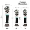 Soft and Durable Golf Club Headcover Schnauzer Designed Golf Knitted Sock Covers  for Driver