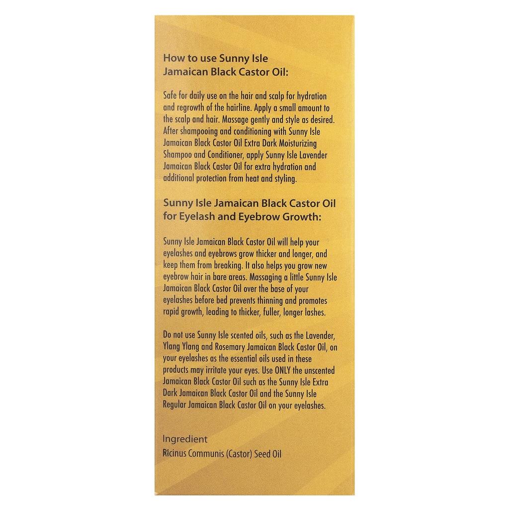 Natürliches jamaikanisches schwarzes Rizinusöl 4 fl oz, 1 Packung