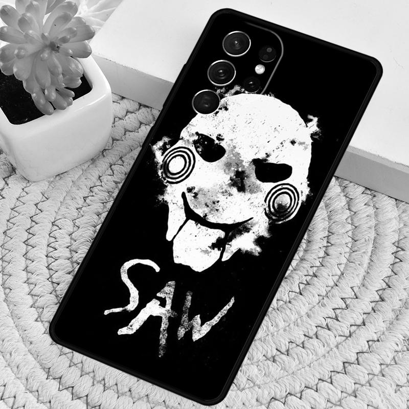 Jigsaw Saw Silicone Phone Case For Samsung Galaxy note 10 pro S26 S25 S24 S23 S22 S21 Plus S25Ultra Capa Cover