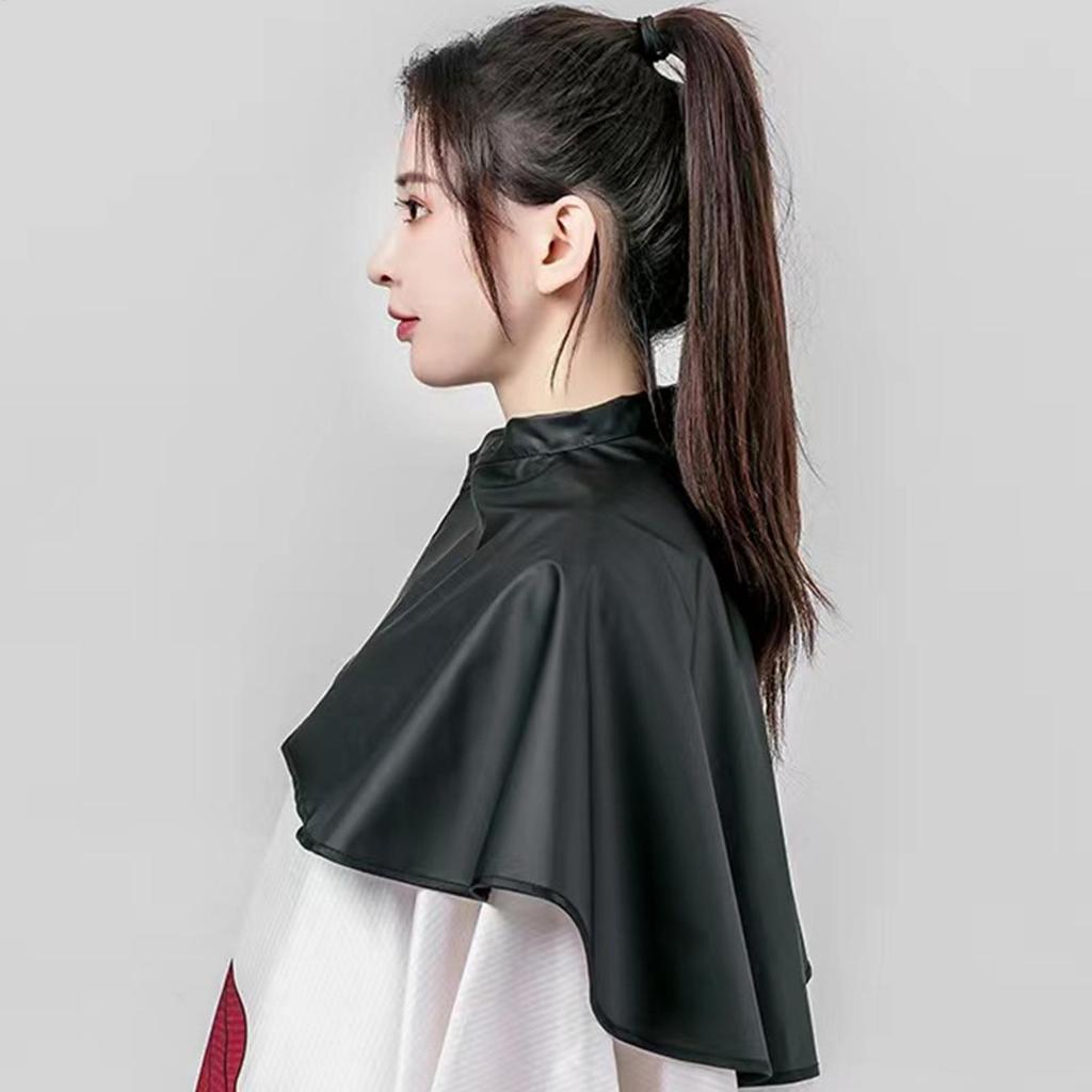 Hair Dye Cape Waterproof Short Hair Cut Cover Barber Supplies Adjustable Hair Dying Cape Barber Shop Shampoo Cloth for Women Men
