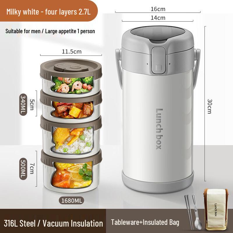 Ru Han Large Capacity Insulated Lunch Box