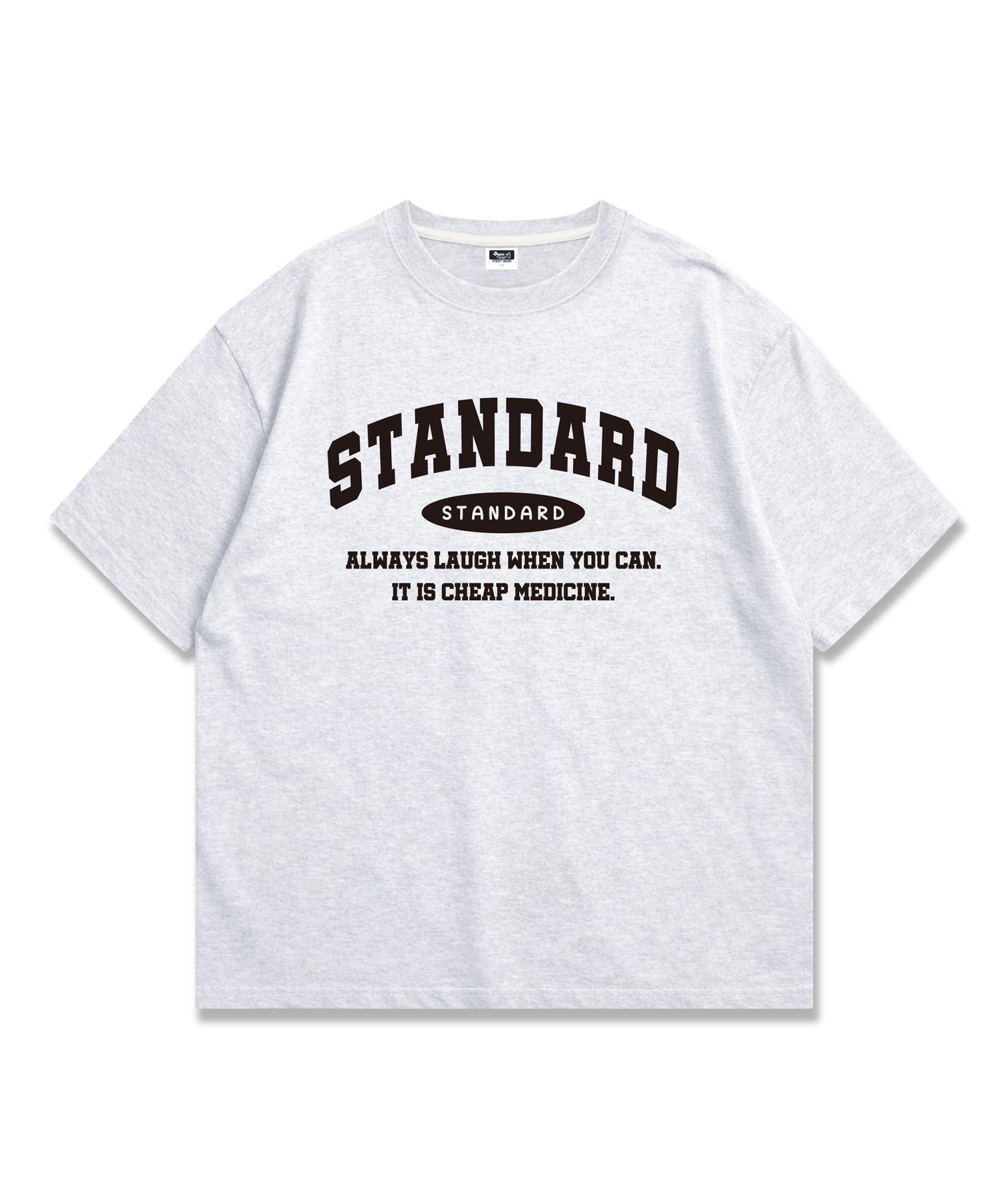 Original Day Standard Original Short Sleeve T-Shirt Oversized Unisex White Melange White Melange/L