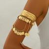 Light Luxury Tassel Open Bangles Niche Creative Design Sense Arm Bracelet Personality Hand Jewelry