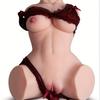 3D Realistische Halbpuppe Künstliche Vagina Real Anal Pussy Doppelkanal Große Brüste TPE Masturbatoren Sexpuppen