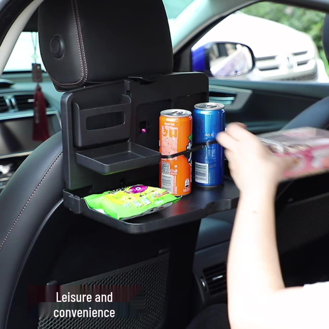 

Складной автомобильный столик для еды и подстаканник для детей PP Material [Box Packaging]
