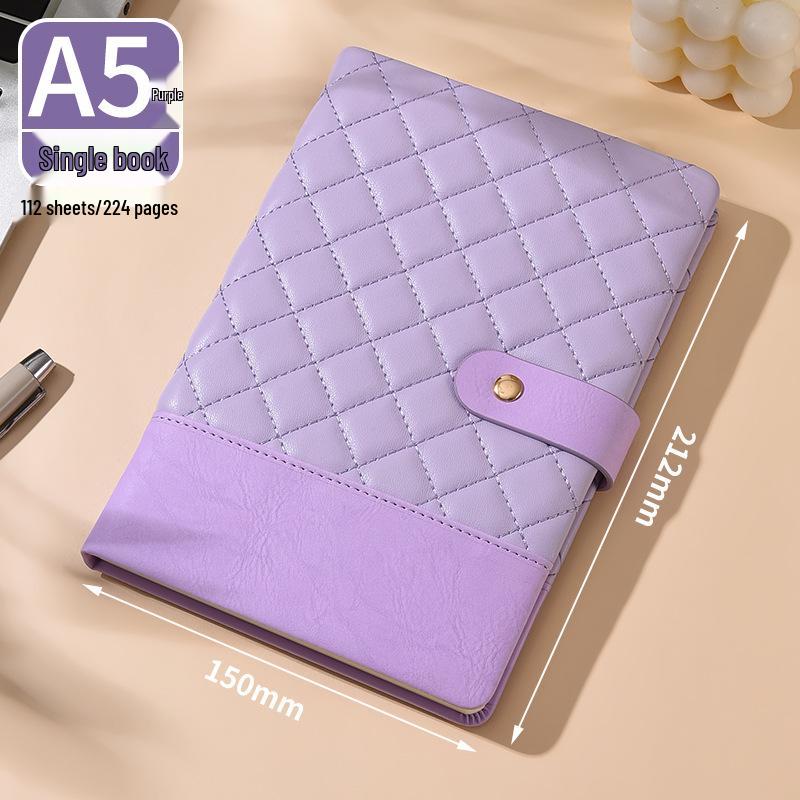Premium A5 Soft Leather Planner for Business Meetings