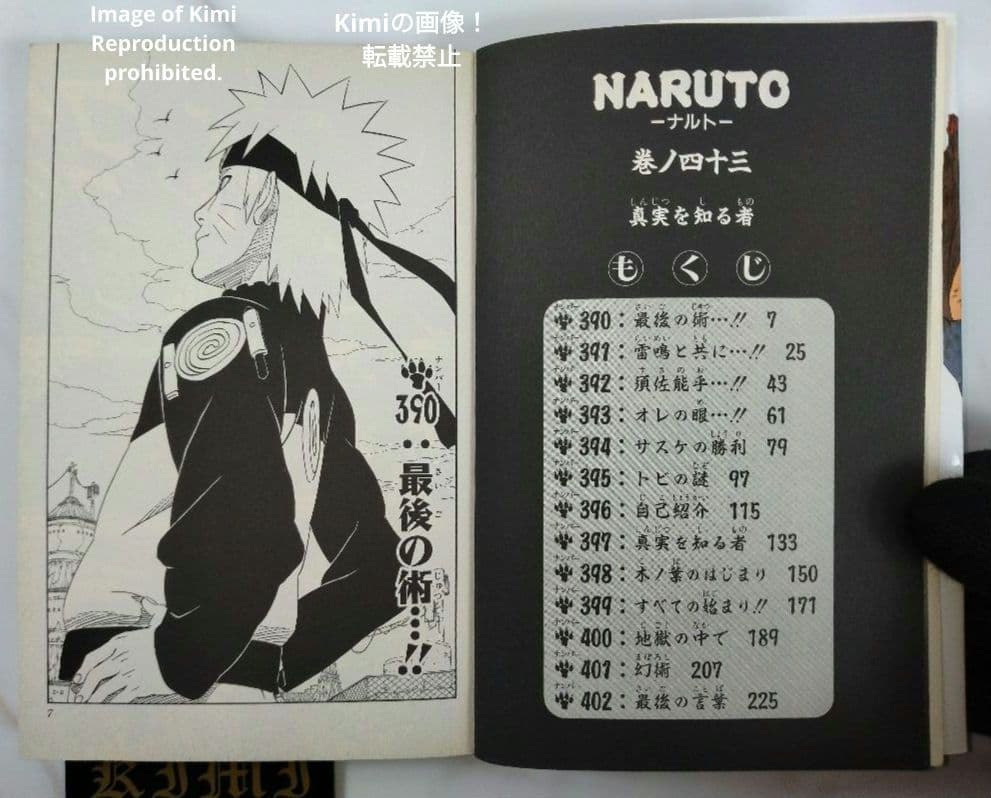 Naruto Vol 43 2008 First Edition First Printing Comic Manga Book Masashi Kishimoto
