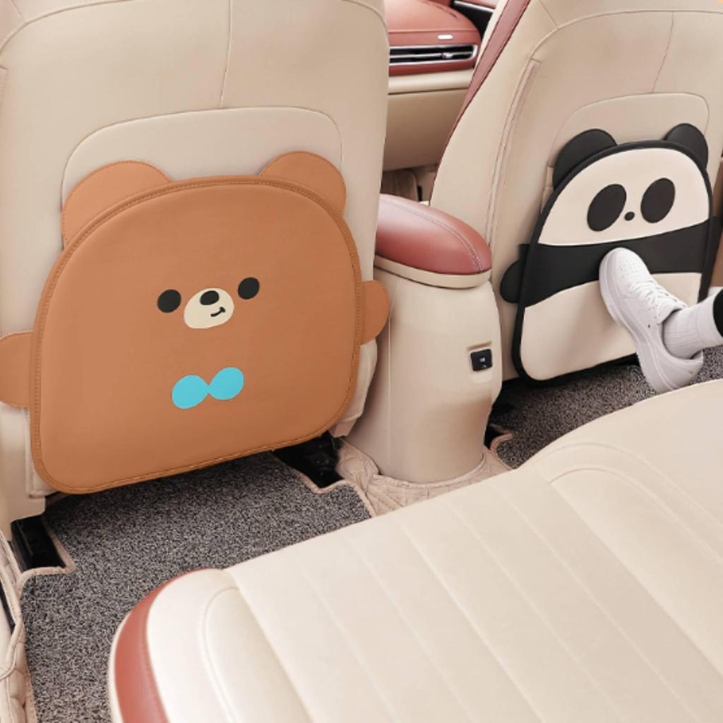 Back Protector Waterproof Car Foot with Padded Leather WearResistant Mat for