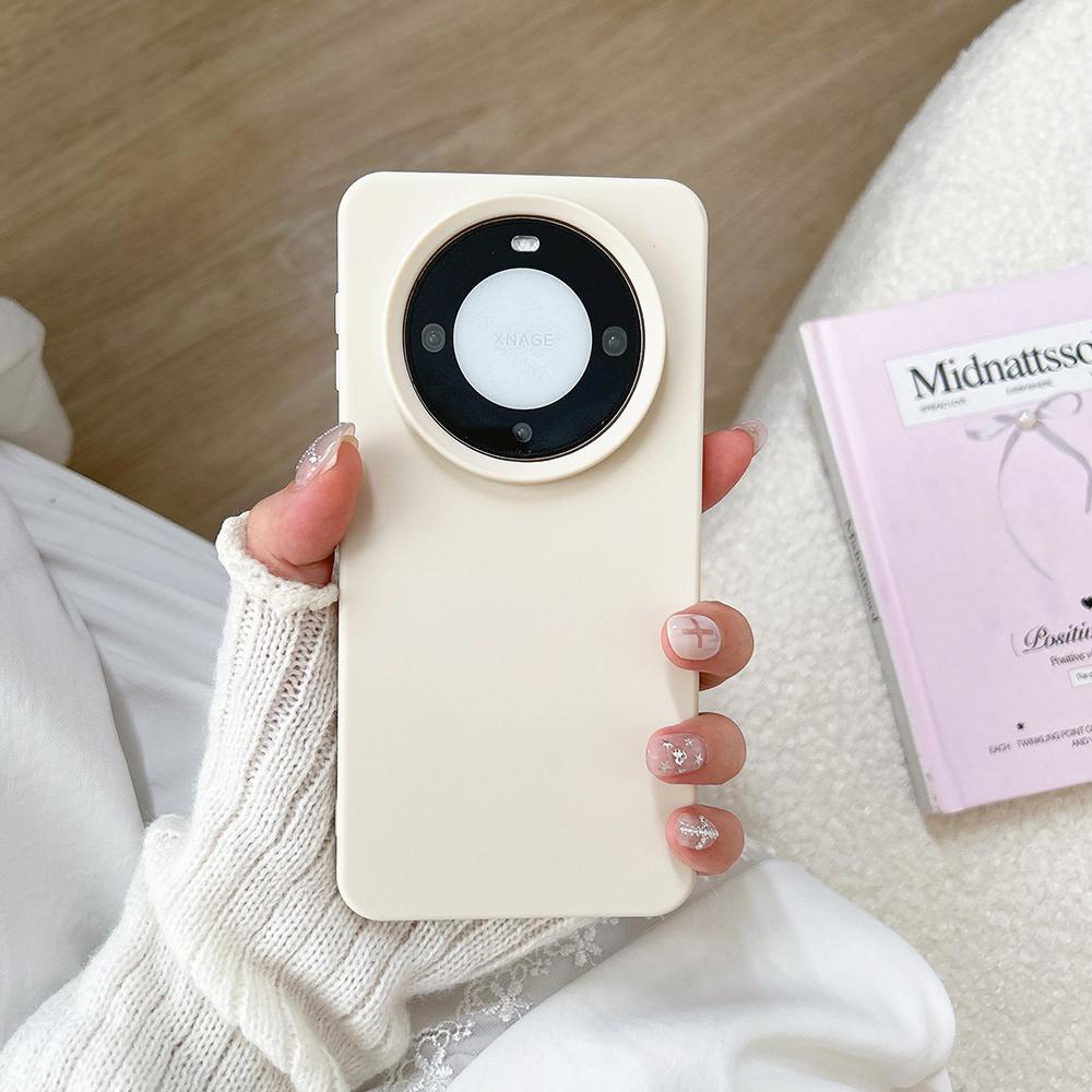 Lovely Macaron Candy Color Case For Huawei Mate 70 60 50 Pura 80 70 Nova 14 13 12 Pro Plus Pro+ Silicone Soft Matte Square Cover