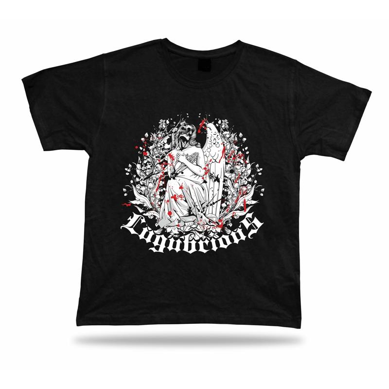 Lugubrious Blood skull humor unisex T shirt Tee special apparel cartoon gift