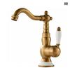 TLXT Antique Brass Hot & Cold Basin Faucet