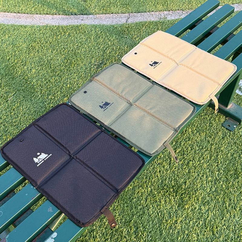 Outdoor Sitting Pad Waterproof Foldable Cushion 600D Oxford Cloth Lightweight Mat for Camping Picnic Beach  Events