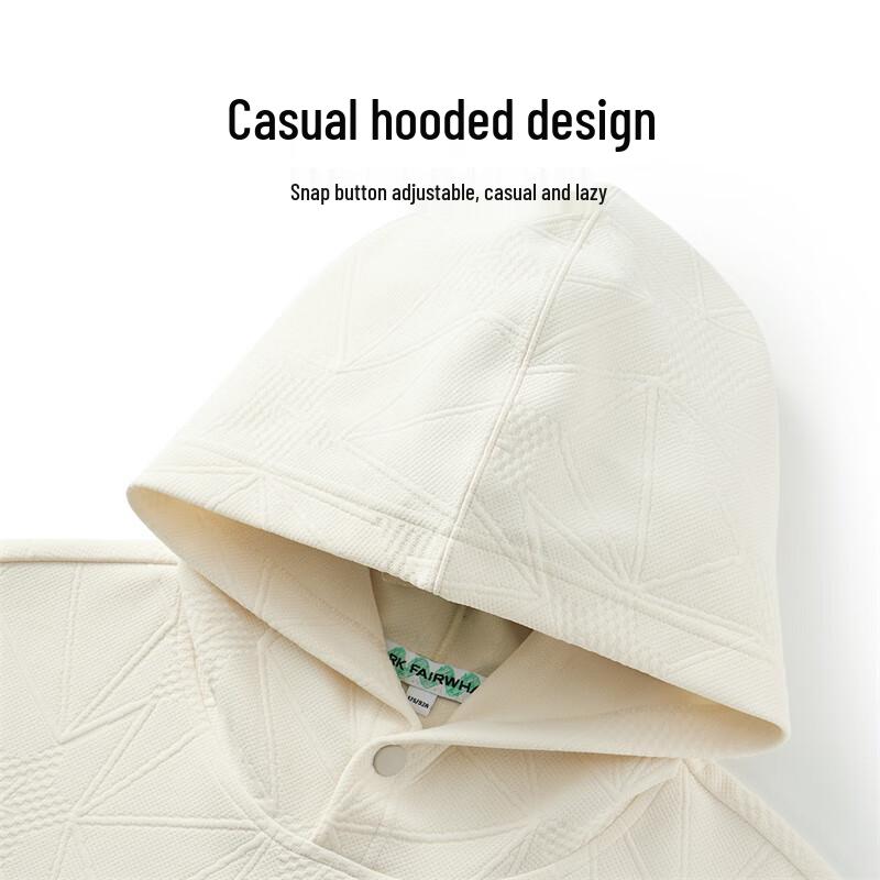 Mark Fairwhale Men's Textured Jacquard Hooded Sweatshirt