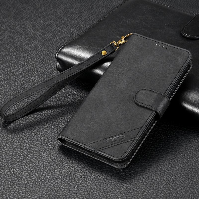 EUCAGR PU Leather Flip Wallet Phone Case For Samsung Galaxy A17 Magnetic RFID Blocking Wallet Cover For Samsung Galaxy A17 A 17 Galaxy A17 чёрный