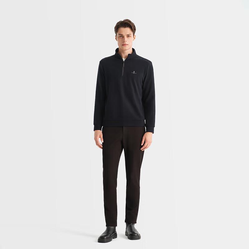 

Мужская теплая футболка с длинным рукавом и воротником-стойкой Biyinlefen S