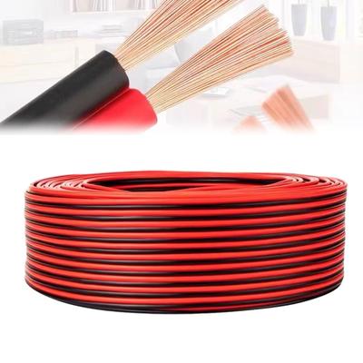QuickYen Electric Wire Cable 20m 20AWG 2Pin Extension Cable Cord LED Tape Light Single Color Extension Cable Wiring Cord Electronic Work Wiring