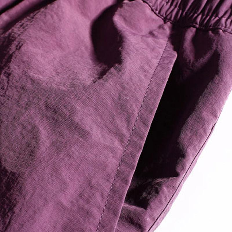 Pantaloni subțiri de vară din mătase de gheață, largi, casual, cu buzunare multiple, pentru bărbați, pantaloni scurți sport cu uscare rapidă, pantaloni pentru bărbați