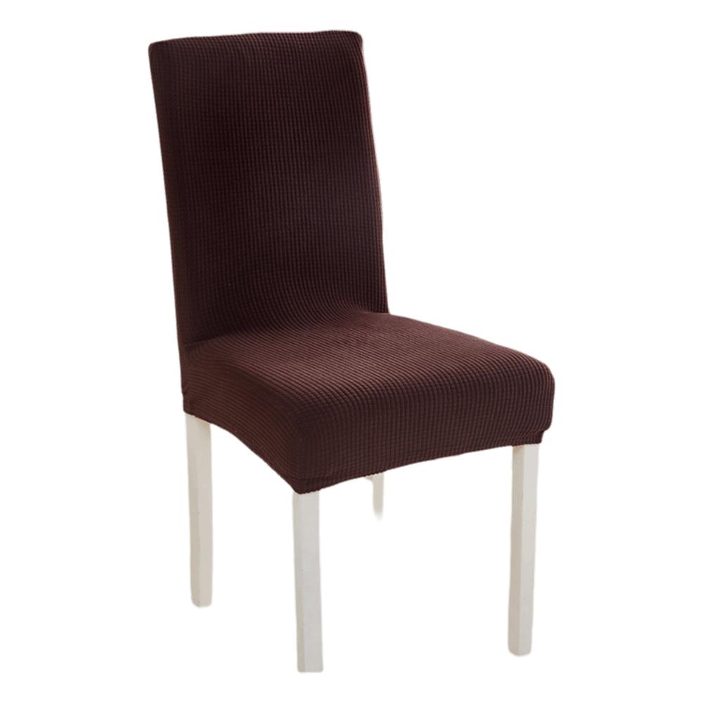 High Elastic Seat Cover Plain Color Stool Cover Dining Chair Cover Wedding Banquet