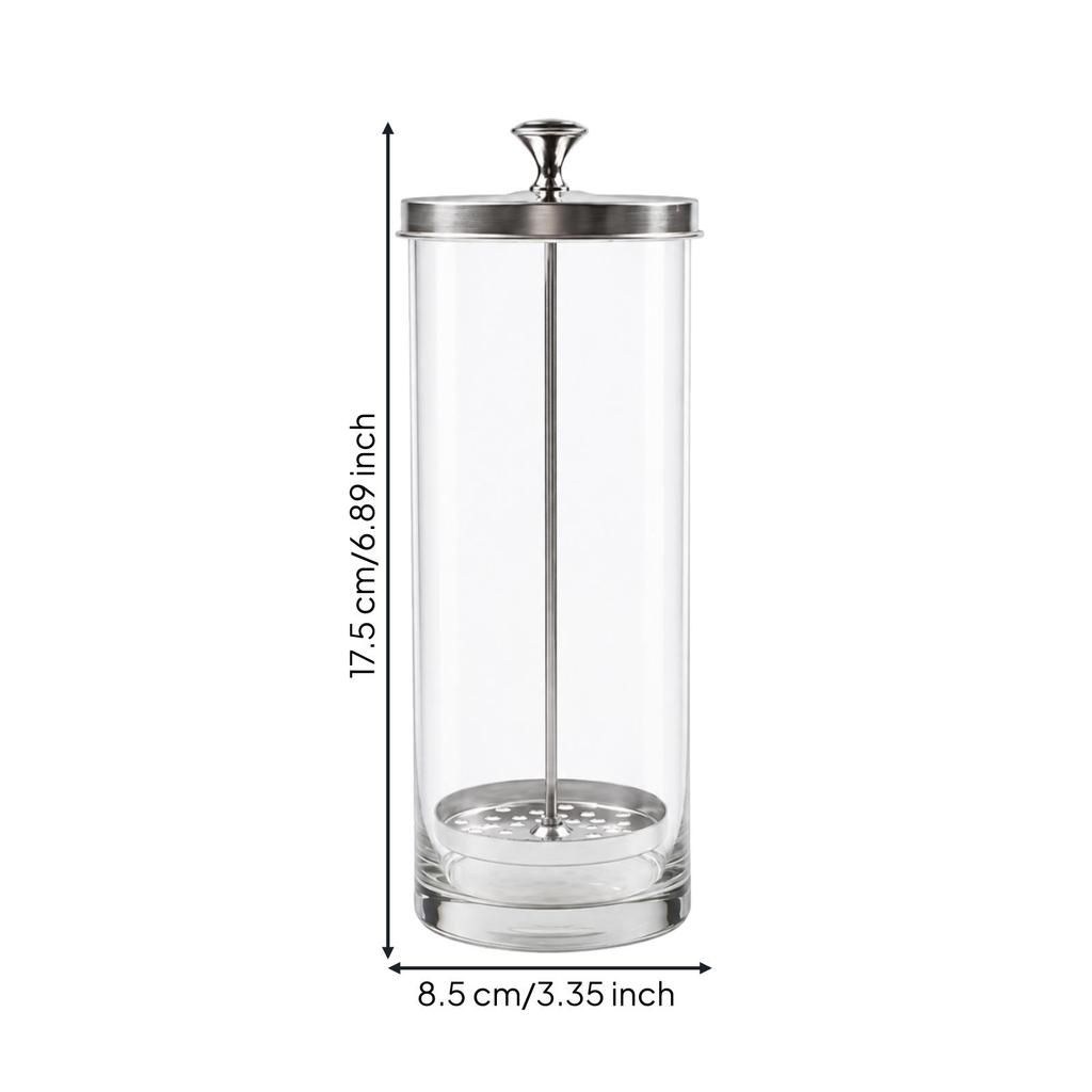Glass Jar Nail Tool Space-Saving