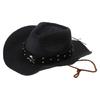 Stile Unico Decorazioni Teschio in Metallo Cappello Cappello da Cowboy Cappello da Cowboy Western Unisex