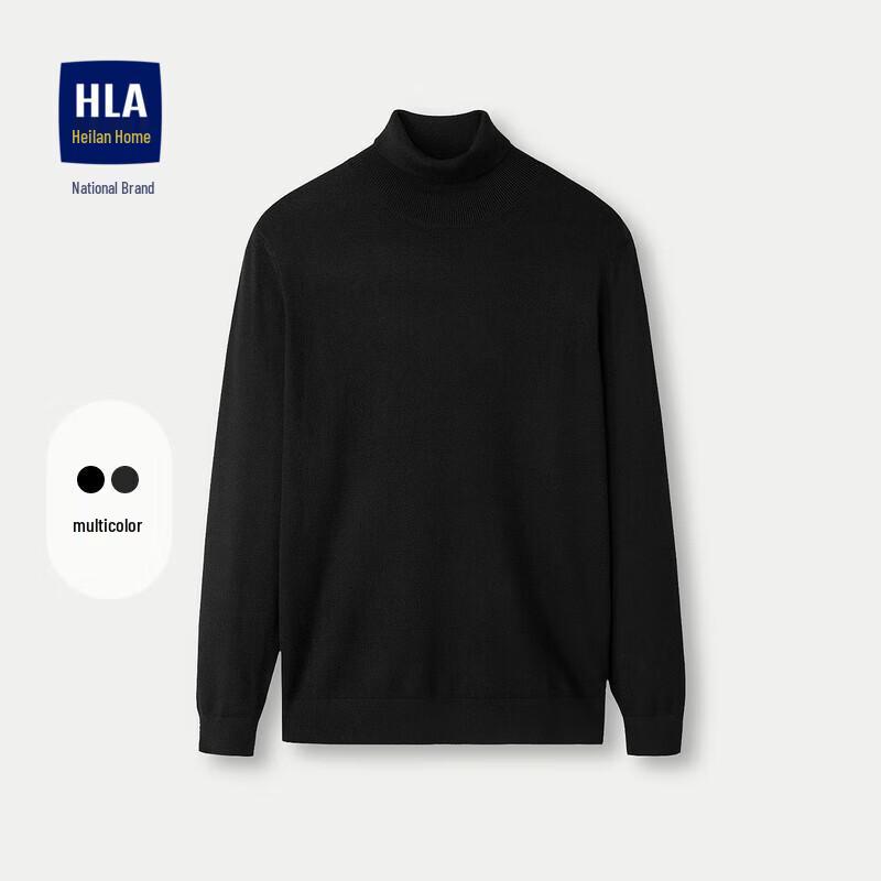 HLA Men's Long Sleeve Turtleneck Sweater