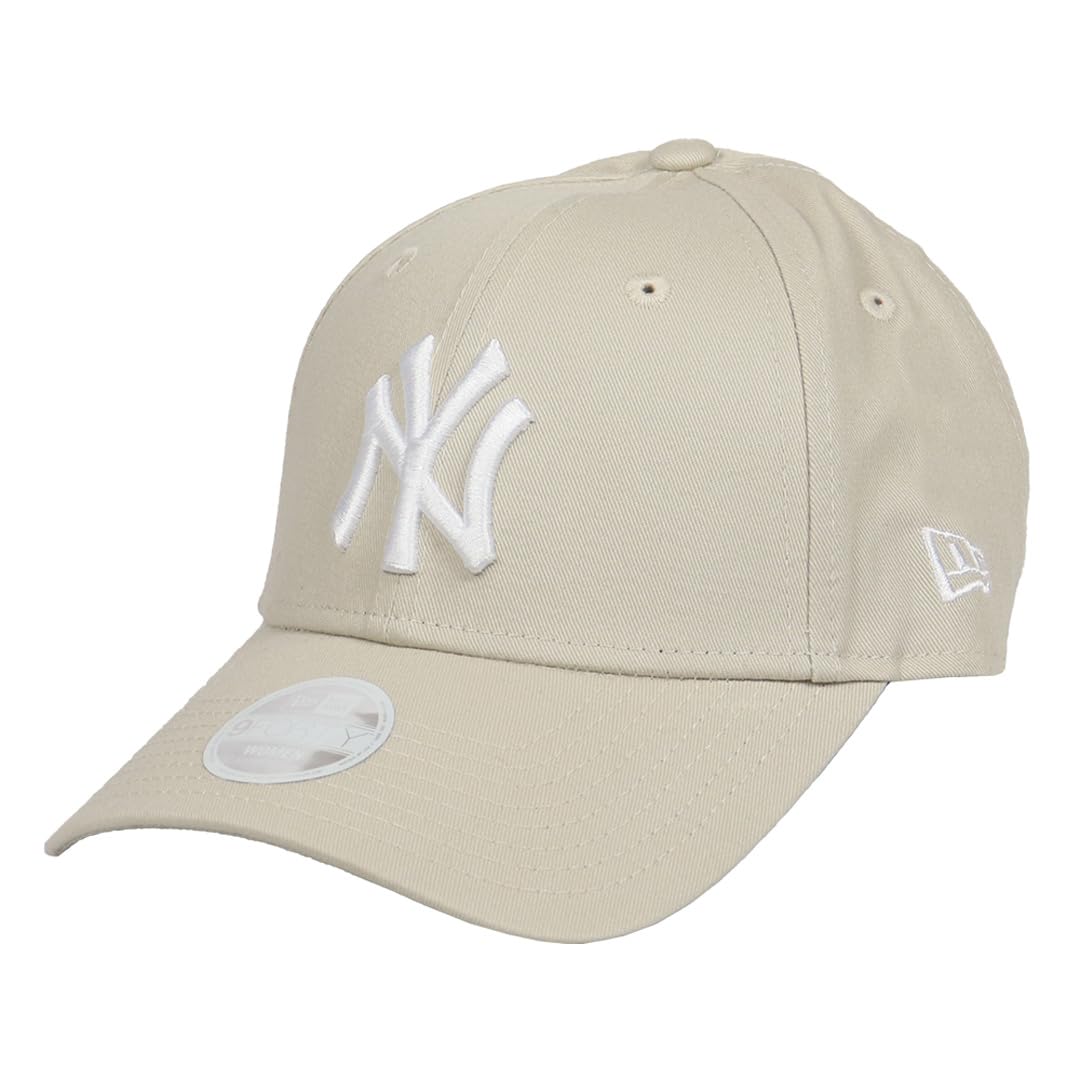 

Кепка 9FORTY WOMEN Кепка с логотипом бренда Major League Baseball Cap Бейсболка женская MLB New York Yankees Essential Stone Light Beige [New Era] женская