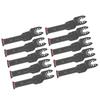 10Pcs Oscillating Saw Blades Metal Wood Plastic Cutting Universal Tool 1.25in 31mm