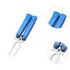 Golf Divot Repair Tool,Lightweight,Sturdy,Metal Portable Gift Fork Golf Divot Tool,Foldable Golf Equipment