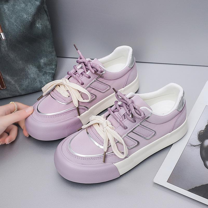 

6 new spring single shoes women s shoes running heightened soft sole not tired feet breathable versatile white shoes 40