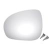 X AUTOHAUX Car Rearview Left Driver Side Mirror Glass Replacement with Backing Plate, Convex Heated White Glass for Fiat 500X 2015-2022.