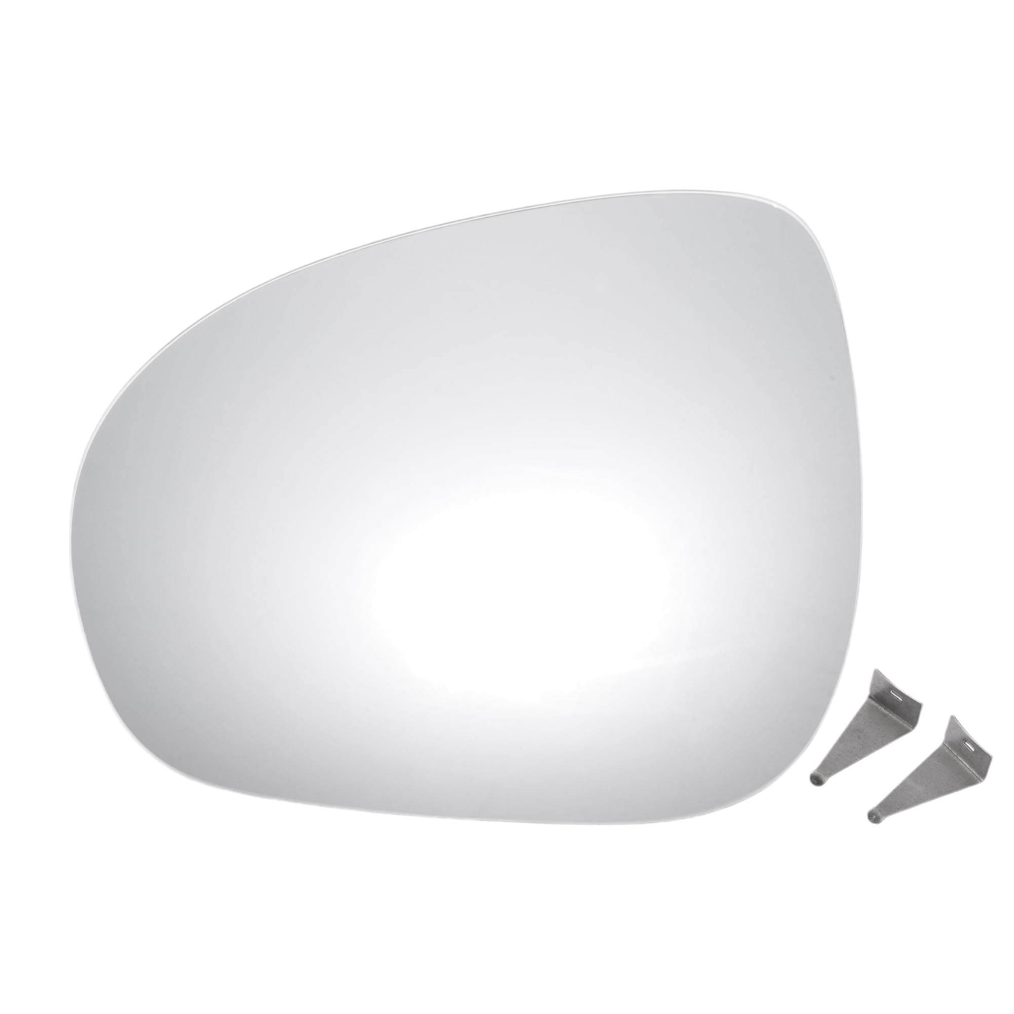 

X AUTOHAUX Car Rearview Left Driver Side Mirror Glass Replacement with Backing Plate, Convex Heated White Glass for Fiat 500X 2015-2022.