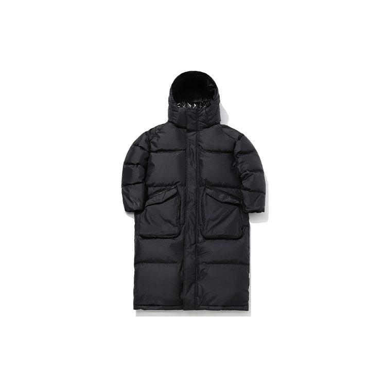 Li Ning Down Jackets Women's New Standard Black Hooded Moderate Other AYMQ562-3