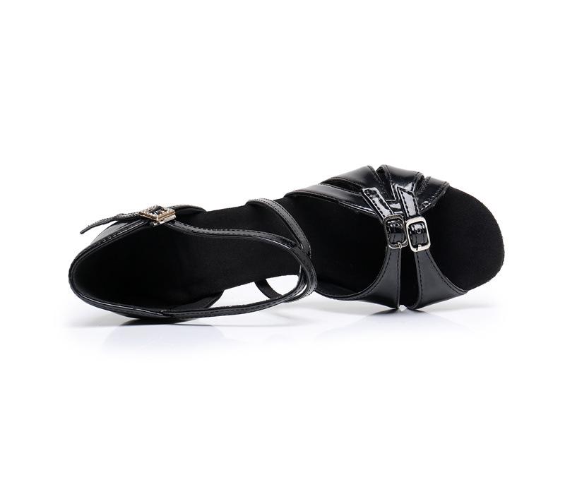 Women's Professional Latin Dance Shoes with Soft Sole and Mid/High Heel - New Style for Competitions and Exams