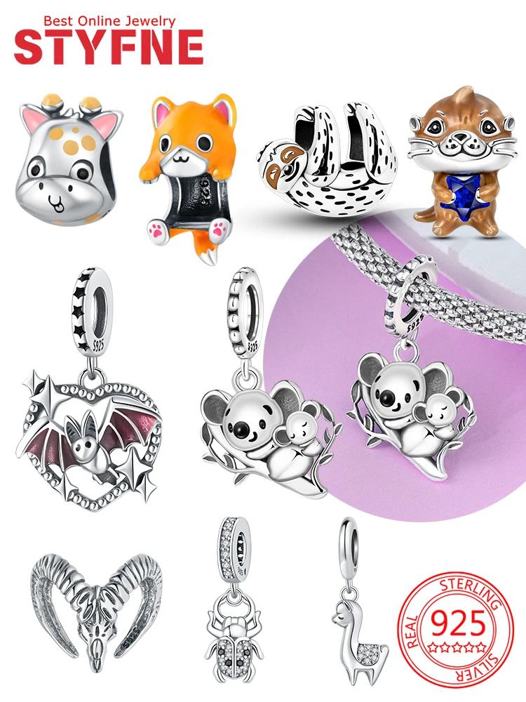 Orginal Charms Copper Animal Beads Pendant Fit Bracelet Necklace Accessories Bead Jewelry Making Fine Jewelry Gift Diy