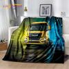 HD Man Truck Lorry 3D Printing Soft Flannel Blankets,Throw Blanket Comfortable Blanket for Picnic Beds Sofa Home Bedroom Gifts