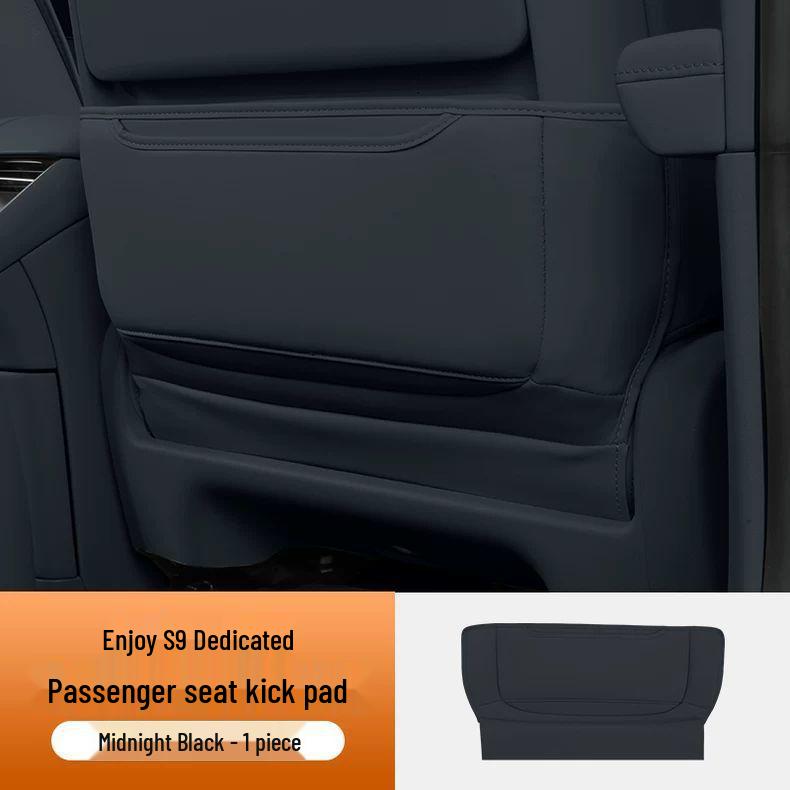 S9 Passenger Side Anti-Kick & Anti-Dirt Mat, Nappa Leather Zero-Gravity Rear Seat Protector
