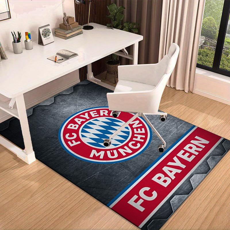 Munich FC Crest Printed Area Rug for Office, Chair Rug, Decorative Carpet Floor Mat, Large Size Fan gifts Christmas gifts
