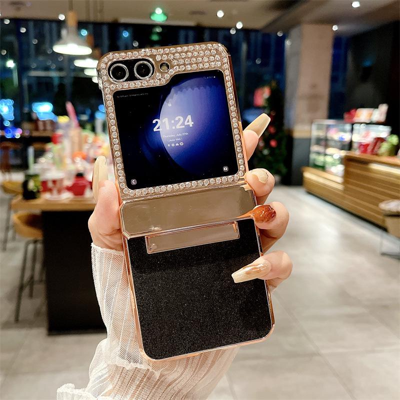 Samsung Z Flip4/5 Diamantlær Hengsel Beskyttelsesdeksel