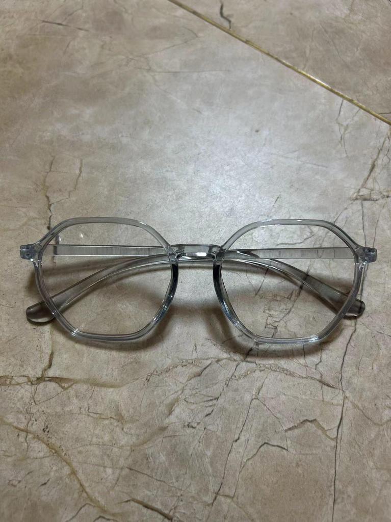 Purple Slim Women's Retro Small Frame Anti-Blue Light Glasses for Myopia