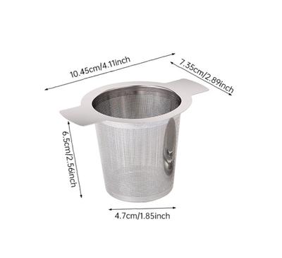304 Stainless Steel Tea Infuser Filter Mesh Double Ear Tea Infuser Coffee Infuser Tea Maker Filter Tea Water Separator