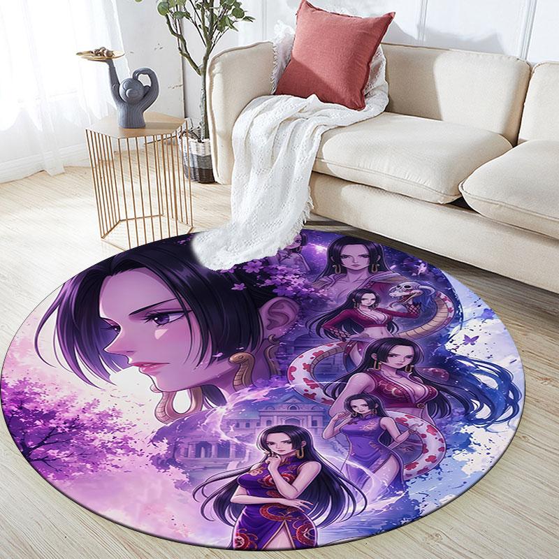 Nico Robin,Round Area Rug,Carpet Rug for Living Room Bedroom Sofa Playroom Decor,Non-slip Floor Mat