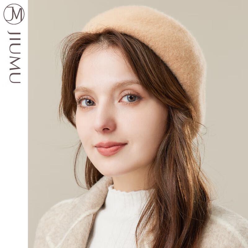 JIUMU Women's Autumn/Winter Beret Painter Hat