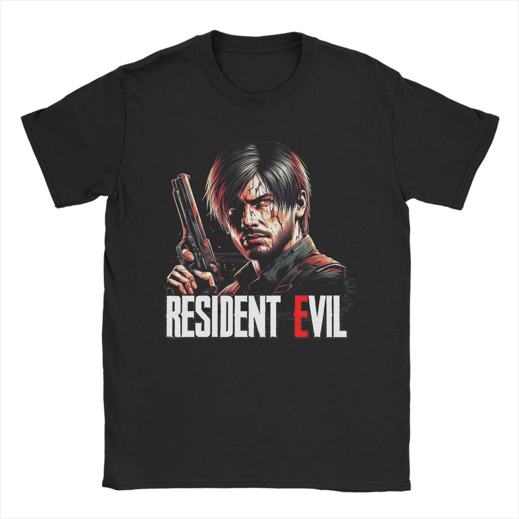 Novelty S.T.A.R.S. Residents Evils T-Shirt Unisex 100%Cotton Short Sleeve Round Neck Summer Clothes